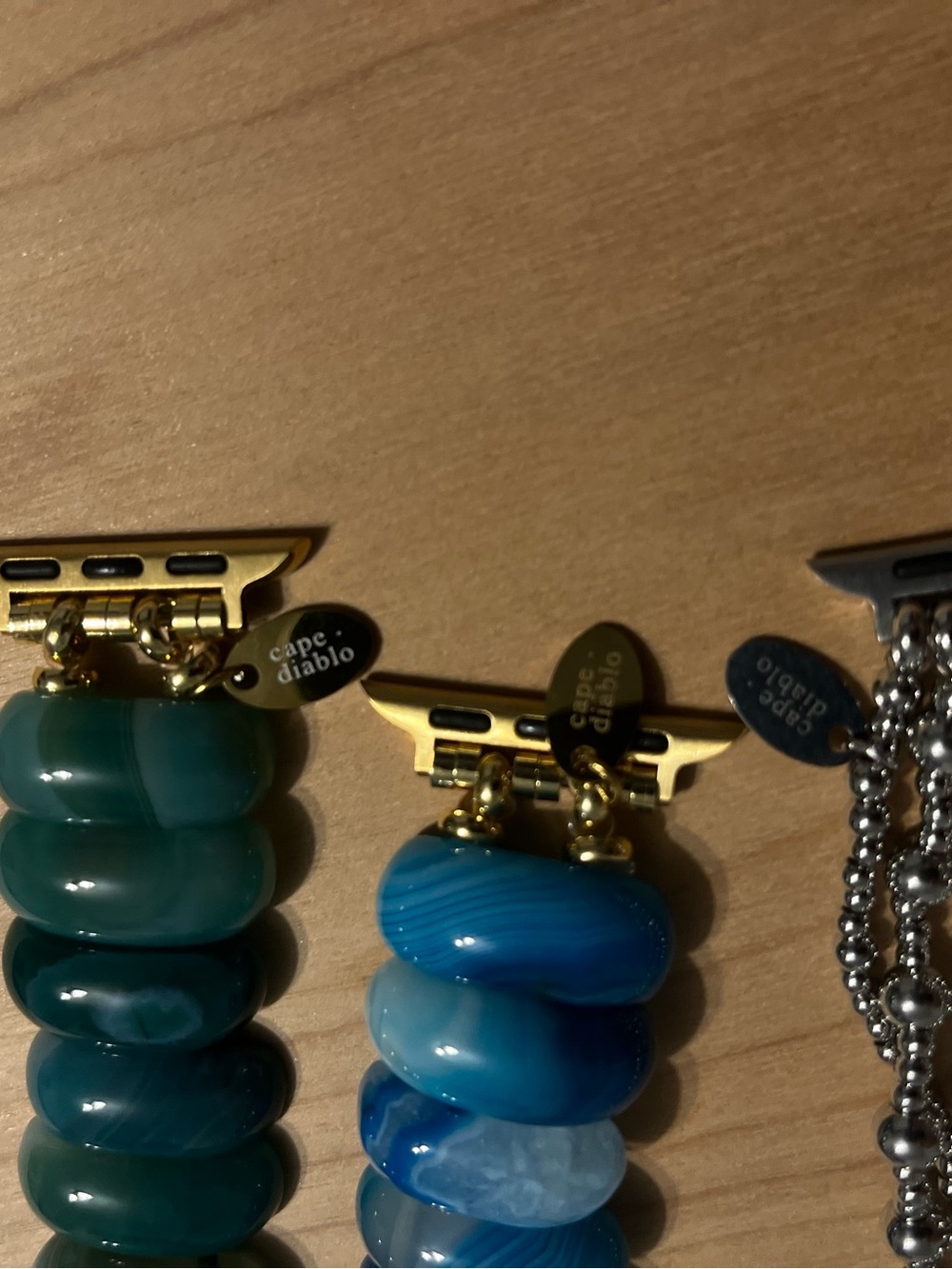 Bundle of 6 Boho Stone Apple Watch Bands - Includes 3 Cape Diablo